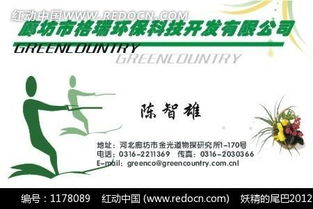 環(huán)保科技創(chuàng)意名片設計模板 免費CDR素材下載
